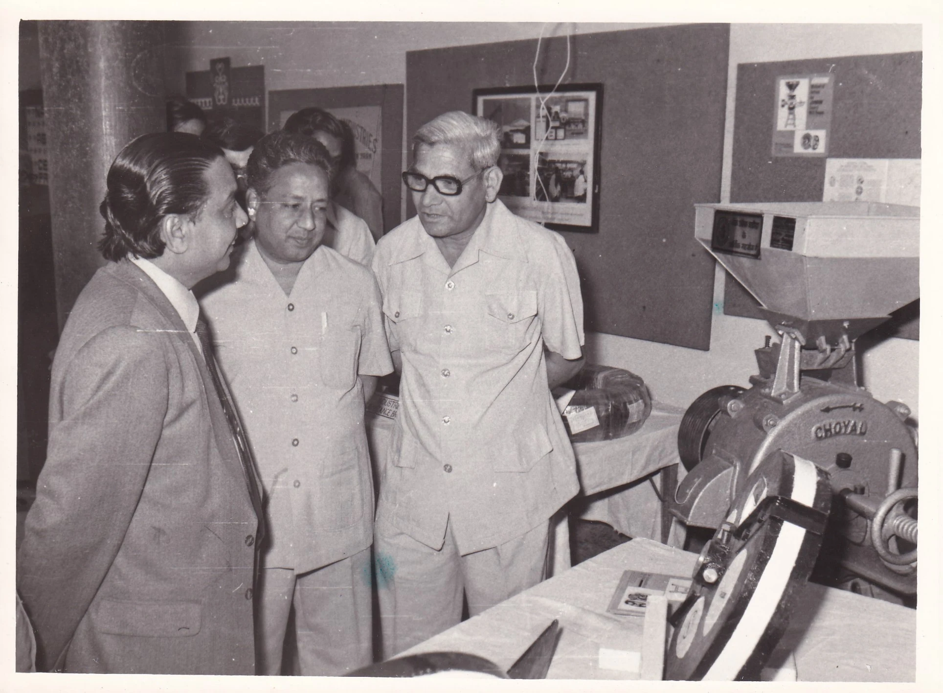 An archival photograph from Choyal’s milling heritage